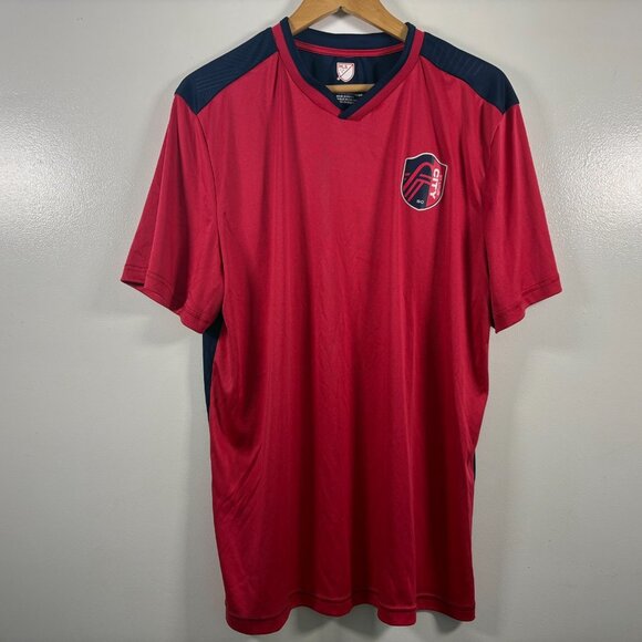 St Louis City SC Jersey Mens Size XL Red MLS Soccer - Picture 1 of 4